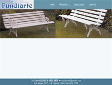 Tablet Screenshot of fundiartebh.com.br